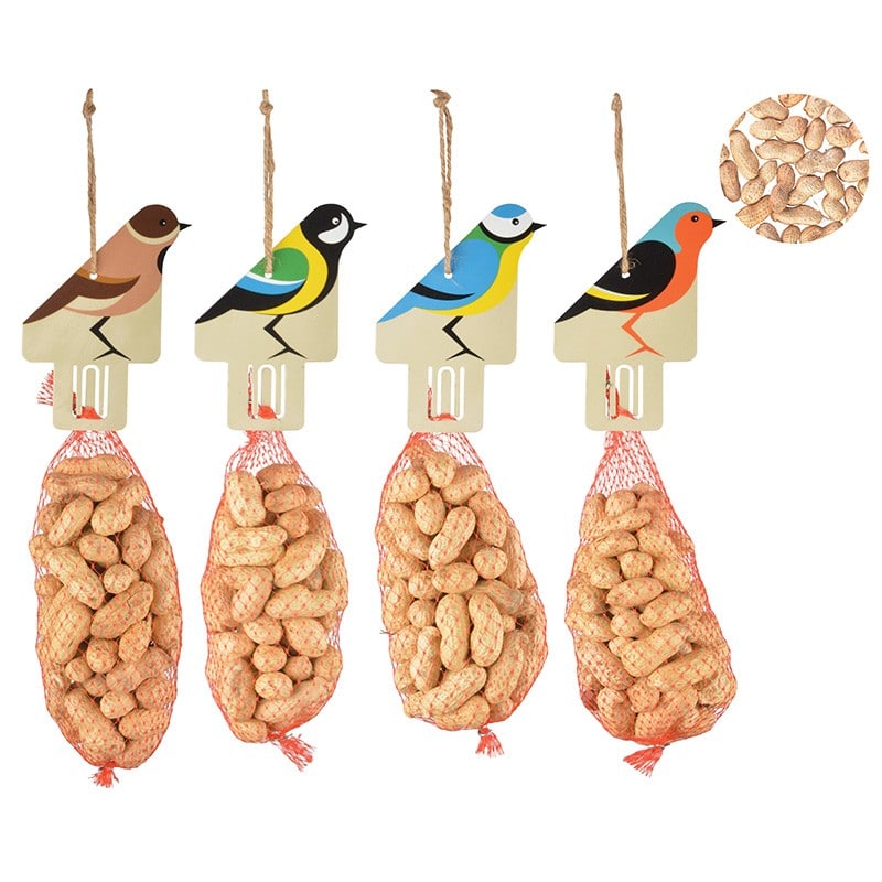 Cacahuètes décortiquées rouges pour oiseaux