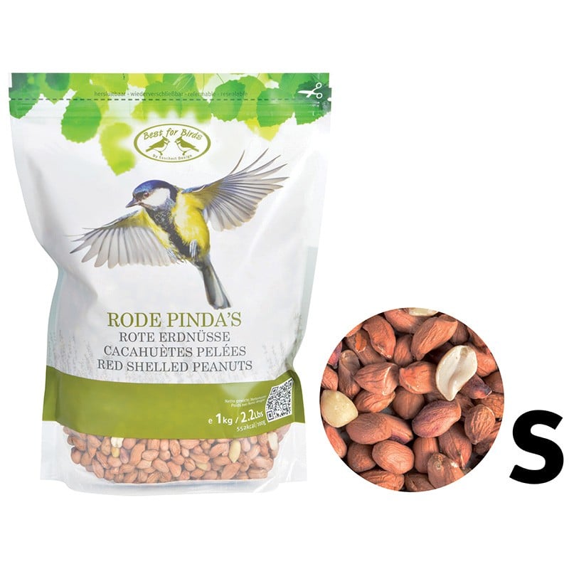 Cacahuètes pelées pour oiseaux 1kg